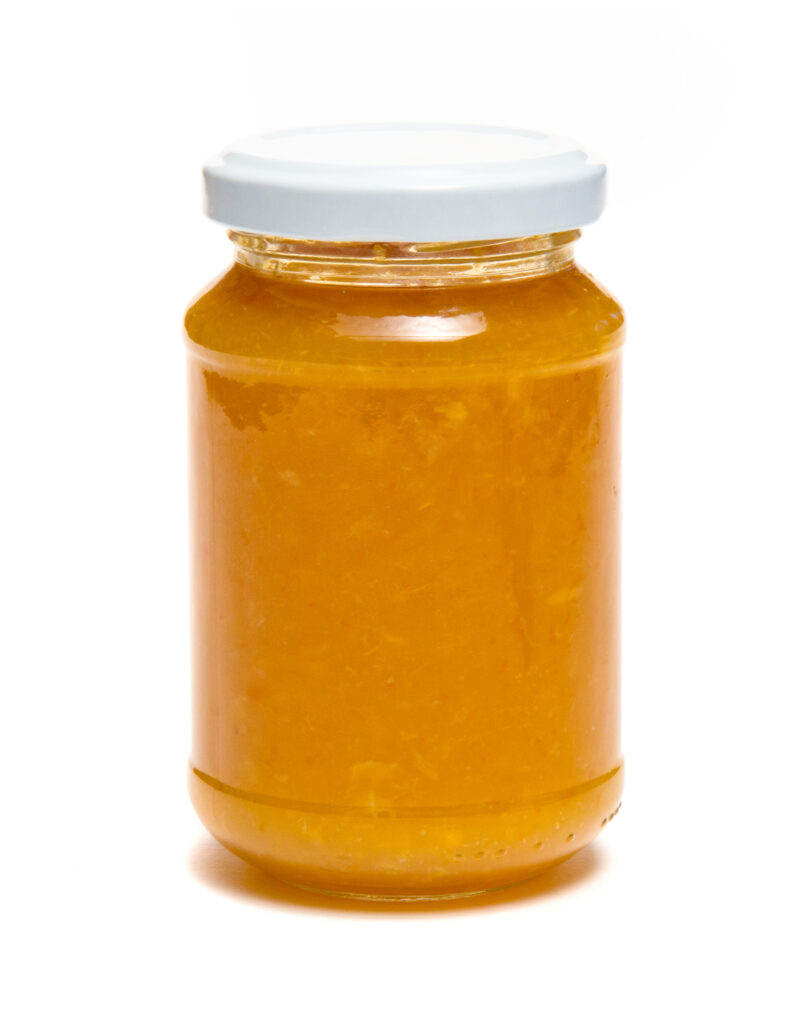 Jam isolated on white